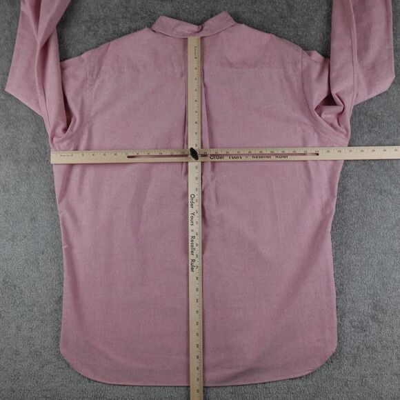 Polo Ralph Lauren Shirt Mens XL Salmon Pink Classic Fit Button Down Flesh Pony - Picture 6 of 8